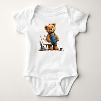 Bear collection for small adventurers! baby bodysuit