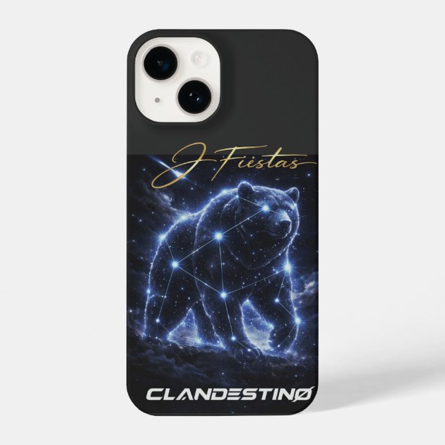 Bear Constellation Hoodie iPhone Case (Back)