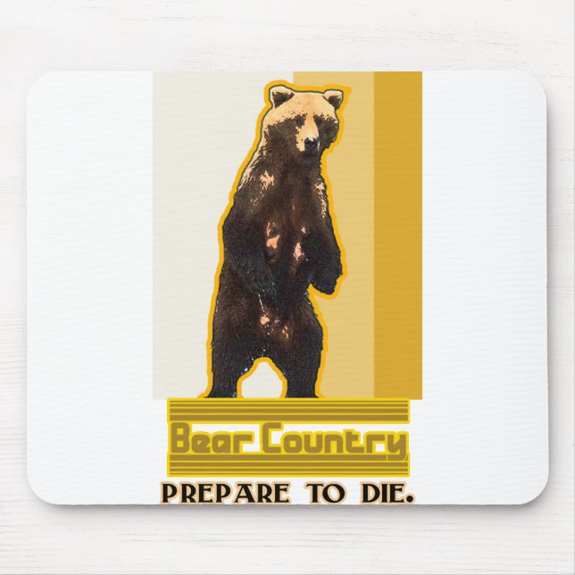 Bear Country Mouse Pad (Front)