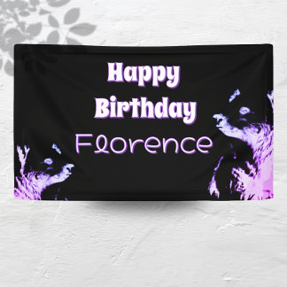 Bear Cub Birthday Banner