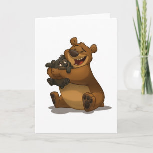 Bear & Cub Card