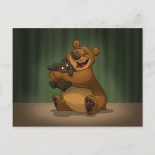Bear & Cub Postcard
