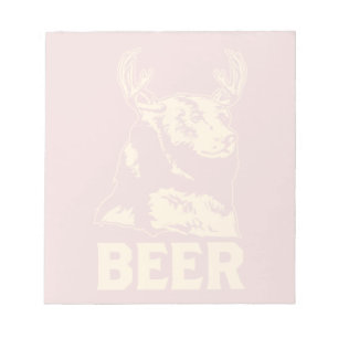 Bear + Deer = Beer Notepad