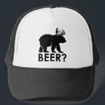 Bear   Deer = Beer? Trucker Hat<br><div class="desc">Bear   Deer = Beer? Hat</div>