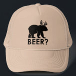Bear   Deer = Beer? trucker hat<br><div class="desc">Bear   Deer = Beer? trucker hat</div>