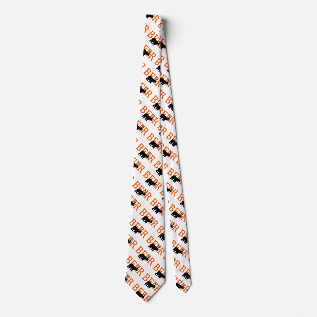 Bear Deer or Beer Tie (Front)