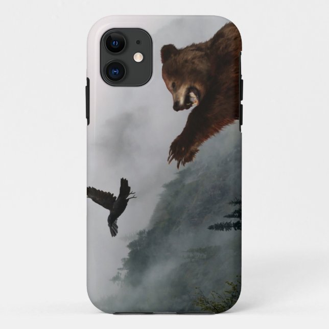 Bear Design for Animal and Wildlife-Supporters Case-Mate iPhone Case (Back)