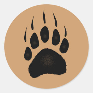 Bear Design for Animal and Wildlife-Supporters Classic Round Sticker