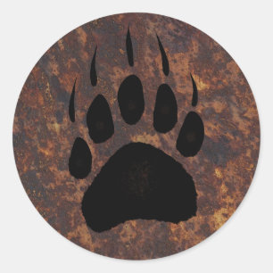 Bear Design for Animal and Wildlife-Supporters Classic Round Sticker