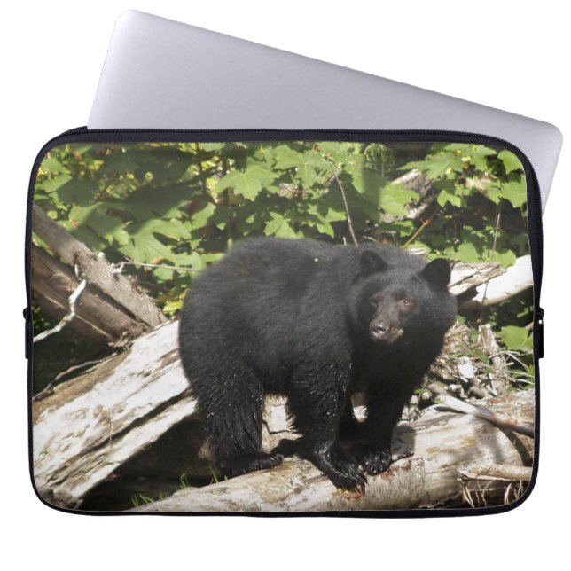 Bear Design for Animal and Wildlife-Supporters Laptop Sleeve (Front)