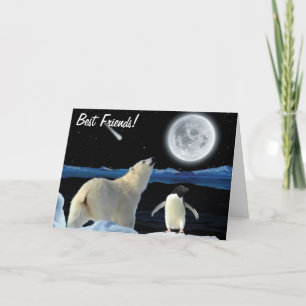 Bear Design for Animal and Wildlife-Supporters Thank You Card