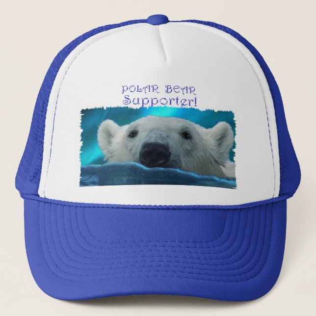 Bear Design for Animal and Wildlife-Supporters Trucker Hat (Front)