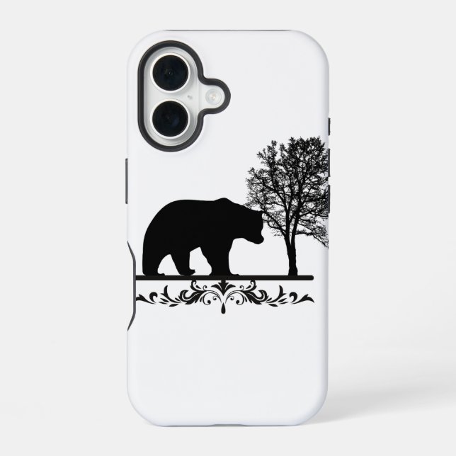 bear design phone case , apple (Back)