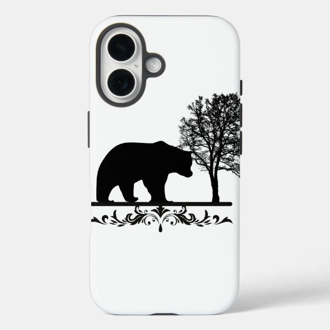 bear design phone case , apple (Back)