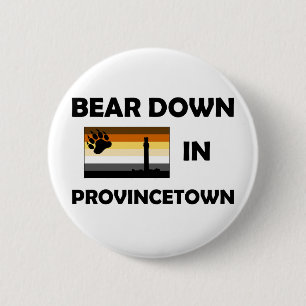 Bear Down In Provincetown 2 Inch Round Button