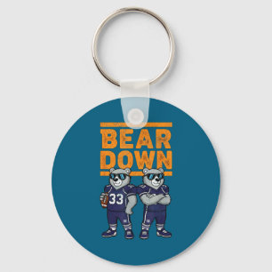 Bear Down Women Kids Boys Girls Youth Teen Men  Keychain