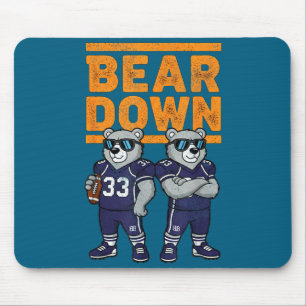 Bear Down Women Kids Boys Girls Youth Teen Men Mouse Pad