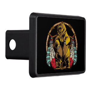 Bear Dream Catcher Trailer Hitch Cover