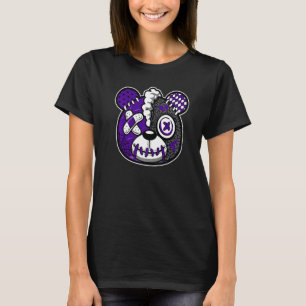 Bear Dripping Loves Dark Iris 3s Unisex Matching T-Shirt