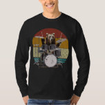 Bear Drummer Playing Drums Men Basic Long Sleeve T-Shirt<br><div class="desc">Bear Drummer Playing Drums Graphic design Gift Men Basic Long Sleeve T-Shirt Classic Collection.</div>