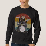 Bear Drummer Playing Drums Men Sweatshirt<br><div class="desc">Bear Drummer Playing Drums Graphic design Gift Men Sweatshirt Classic Collection.</div>