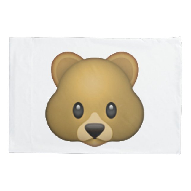 Bear - Emoji Pillowcase (Back)