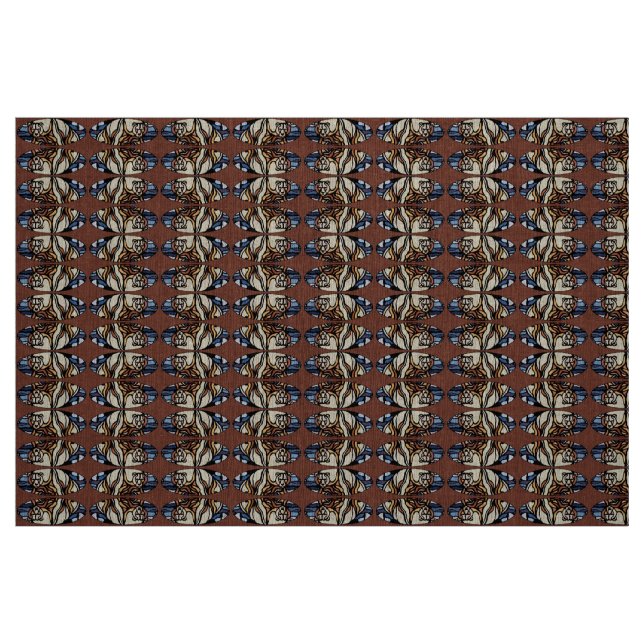 Bear Fabric Native Polar Bear Art Fabric Pattern (Fat Quarter)