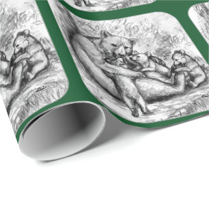Bear Family Wrapping Paper
