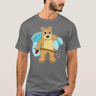 Bear Fishing Fishing rod T-Shirt