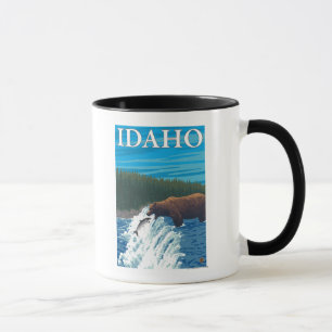 Bear Fishing in River - Idaho Mug