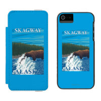 Bear Fishing in River - Skagway, Alaska