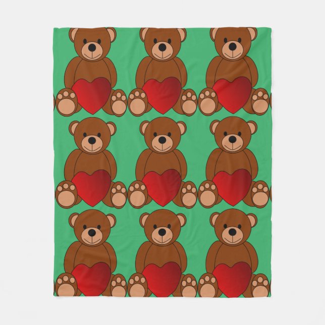 BEAR FLEECE BLANKET (Front)