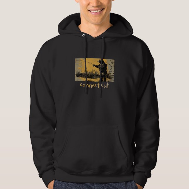 Bear Fly Fishing Hoodie (Front)