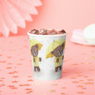 Bear-foot in the Rain Paper Cups