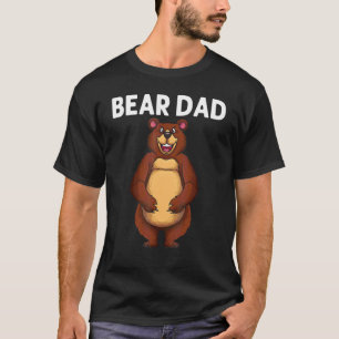 Bear For Dad Papa Bears Grizzly Bear Animal T-Shirt