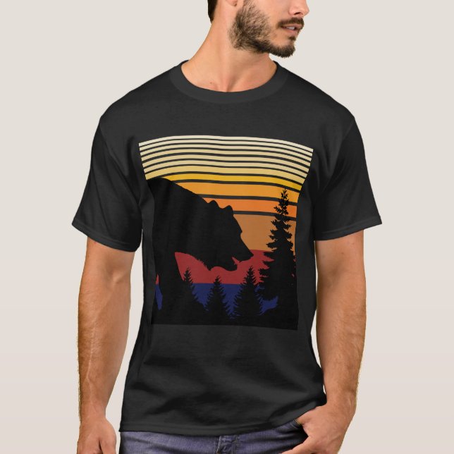 Bear Forest Vintage T-Shirt (Front)