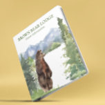 Bear Forest Woodland Cabin Guest Information  Binder<br><div class="desc">This design was created through digital art. It may be personalized by clicking the customize button and change the background colour, adding a name, initials or your favourite words. Contact me at colorflowcreations@gmail.com if you with to have this design on another product. See more of my creations or follow me...</div>