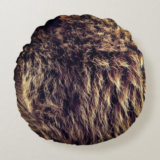 Bear Fur Round Pillow