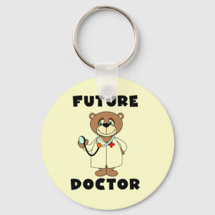 Bear Future Doctor Tshirts and Gifts Keychain