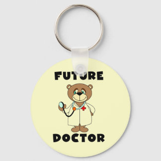 Bear Future Doctor Tshirts and Gifts Keychain