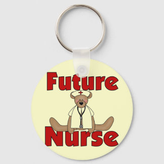 Bear Future Nurse T-shirts and Gifts Keychain