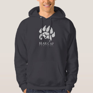 Bear Gap Vaulting White Text Hoodie