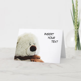 Bear greetings card