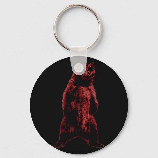 Bear Growl Keychain (Front)