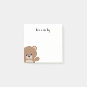 Bear Have a nice day Sticky Notes Post-it® Notes