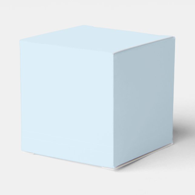 Bear Heart Collection - Blue Favor Box (Back Side)