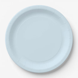 Bear Heart Collection - Blue Paper Plate