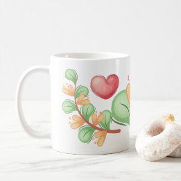 Bear Heart Collection - White Coffee Mug