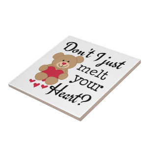 Bear Heart Melt Tile
