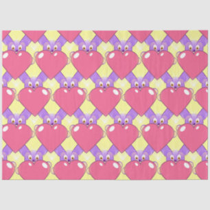 bear heart tissue paper